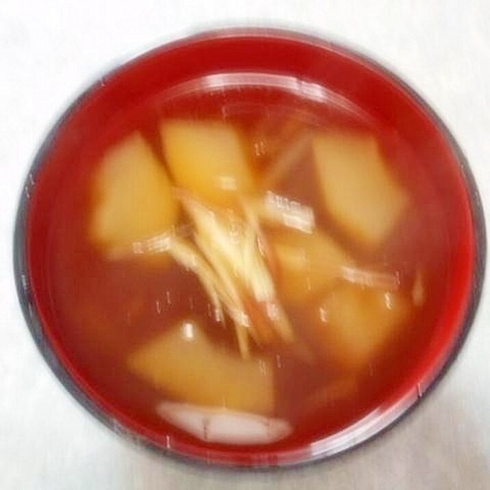 冬瓜のミョウガのとろみスープ